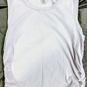 Fitness Boutique Purple/White Sleeveless Women's Top